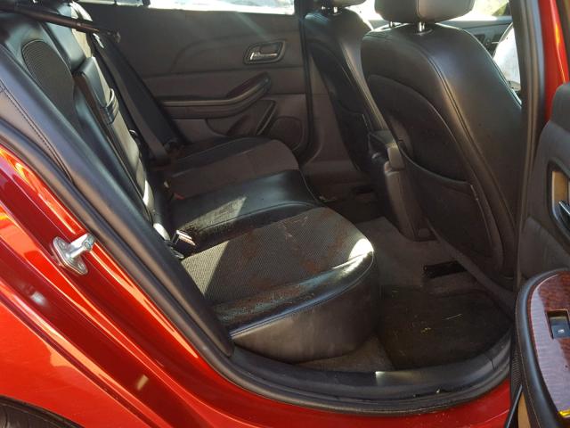 1G11D5RR0DF120285 - 2013 CHEVROLET MALIBU 1LT 红色 照片 6