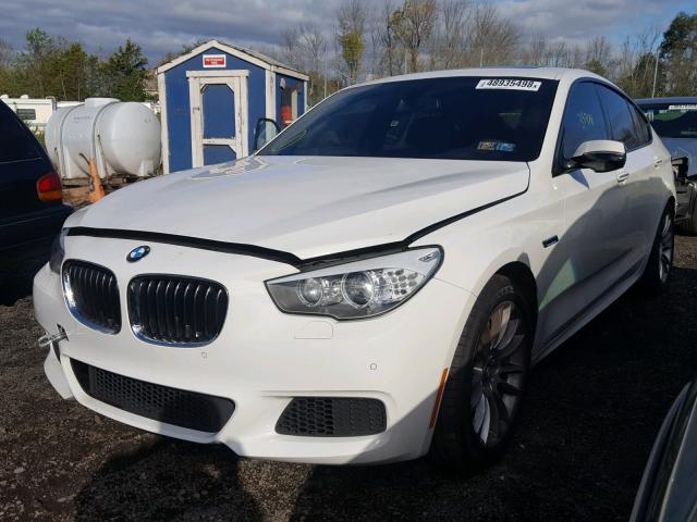 WBA5M4C55FD186383 - 2015 BMW 535 XIGT WHITE photo 2