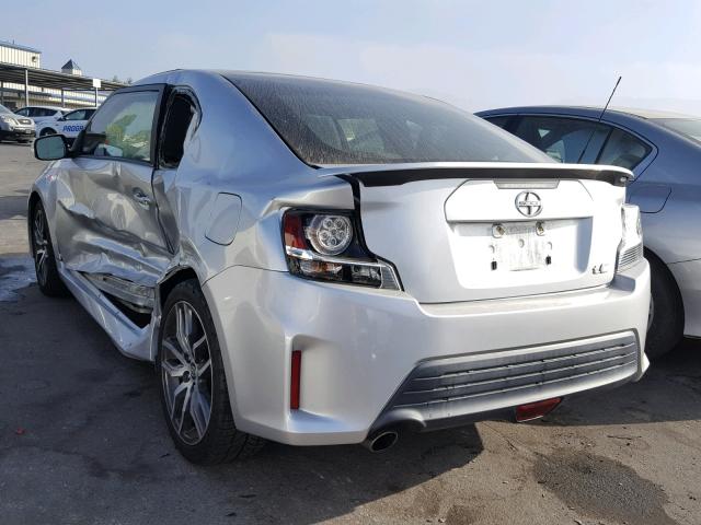 JTKJF5C78E3075021 - 2014 TOYOTA SCION TC Gümüş foto 3
