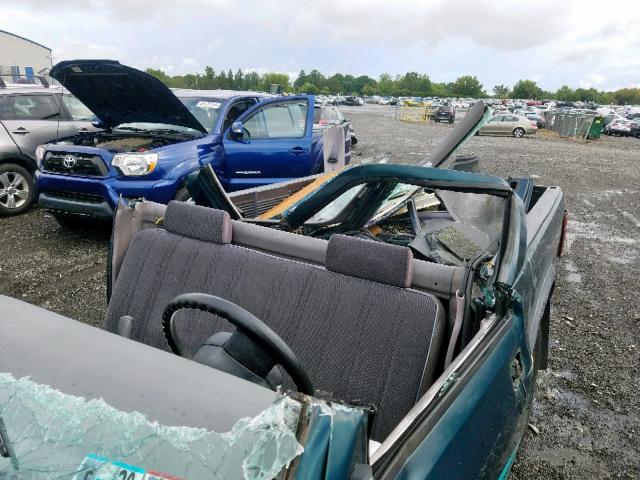 1B7GG26XXSW904156 - 1995 DODGE DAKOTA GREEN photo 9