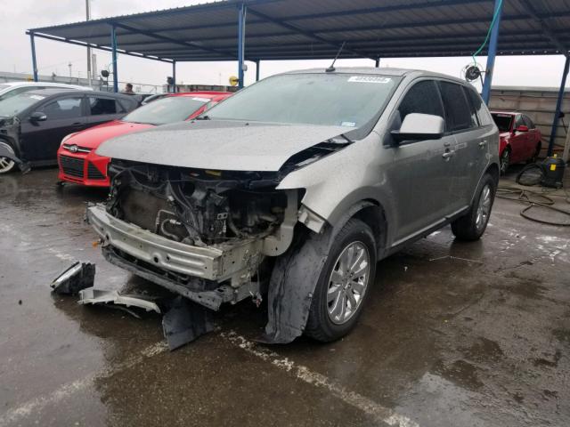 2FMDK38C58BA61944 - 2008 FORD EDGE SEL GRAY photo 2