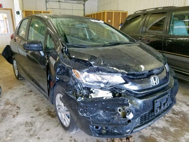 3HGGK5H50FM727474 - 2015 HONDA FIT LX BLACK photo 1