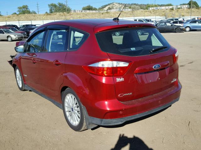1FADP5AU1DL534906 - 2013 FORD C-MAX SE RED photo 3