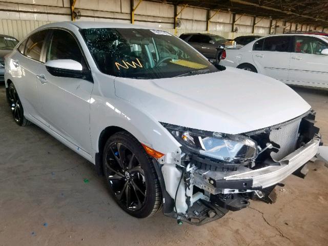 19XFC2F82KE019346 - 2019 HONDA CIVIC SPOR WHITE photo 1