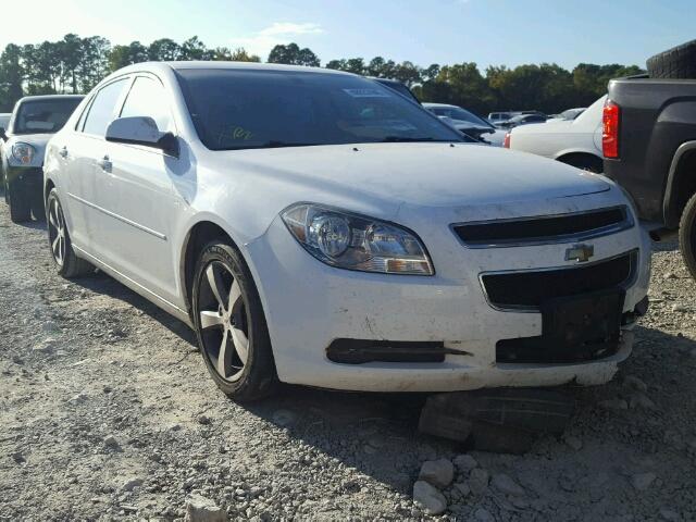 1G1ZC5E15BF363867 - 2011 CHEVROLET MALIBU 1LT WHITE photo 1