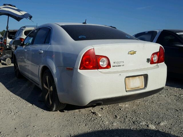 1G1ZC5E15BF363867 - 2011 CHEVROLET MALIBU 1LT WHITE photo 3