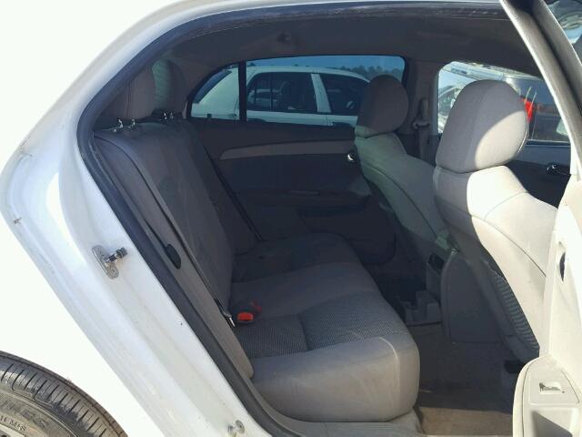 1G1ZC5E15BF363867 - 2011 CHEVROLET MALIBU 1LT WHITE photo 6