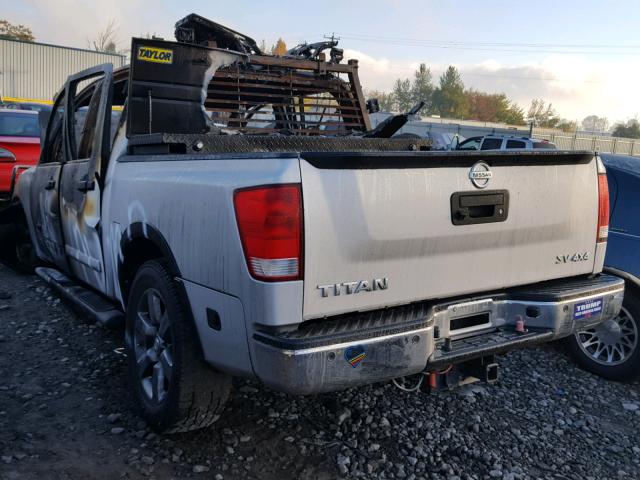 1N6AA0EC1FN501749 - 2015 NISSAN TITAN S SILVER photo 3