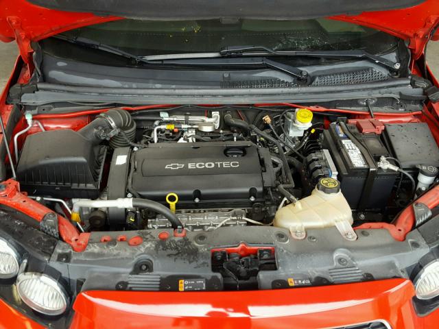 1G1JA5SH8D4141424 - 2013 CHEVROLET SONIC LS 红色 照片 7