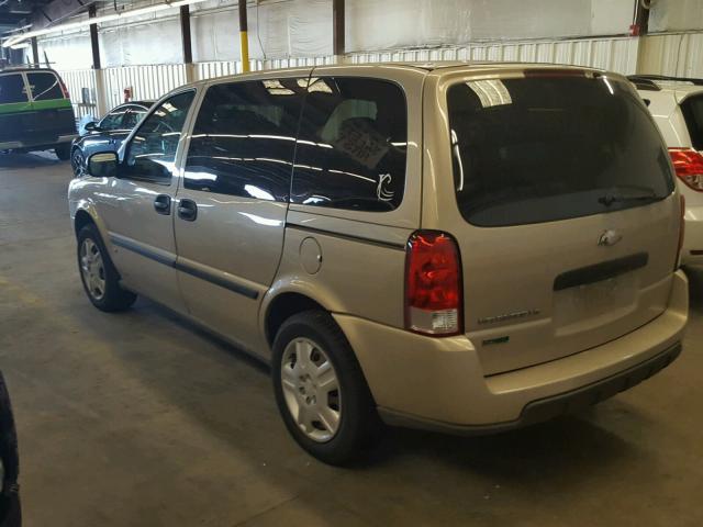 1GNDU23W37D196544 - 2007 CHEVROLET UPLANDER L 金色 照片 3