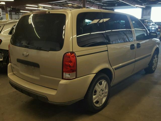 1GNDU23W37D196544 - 2007 CHEVROLET UPLANDER L 金色 照片 4