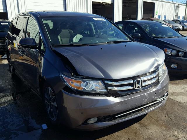 5FNRL5H91EB090847 - 2014 HONDA ODYSSEY TO GRAY photo 1