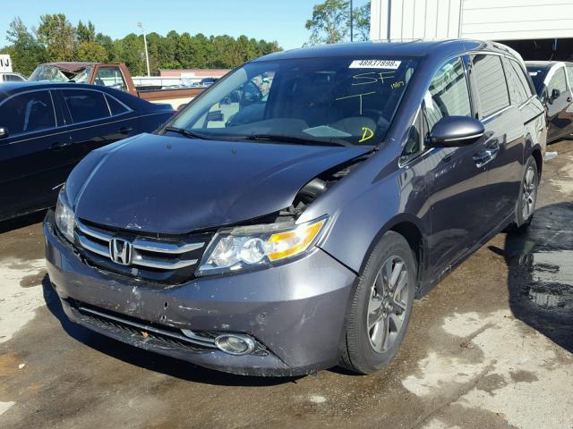 5FNRL5H91EB090847 - 2014 HONDA ODYSSEY TO GRAY photo 2