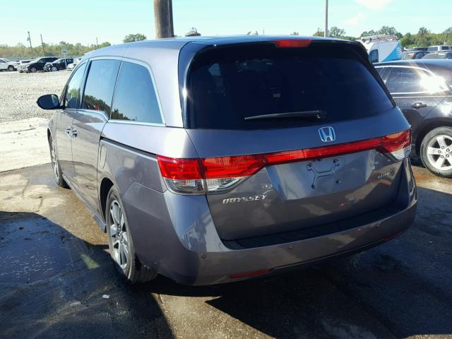 5FNRL5H91EB090847 - 2014 HONDA ODYSSEY TO GRAY photo 3