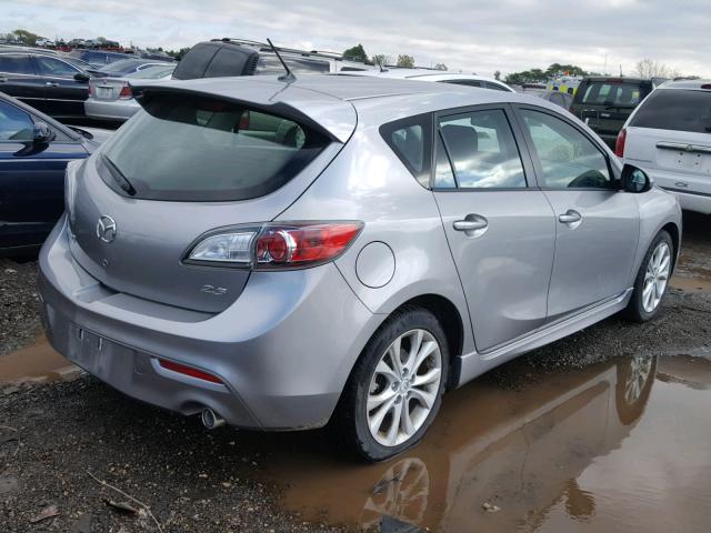 JM1BL1K50B1383255 - 2011 MAZDA 3 S SILVER photo 4