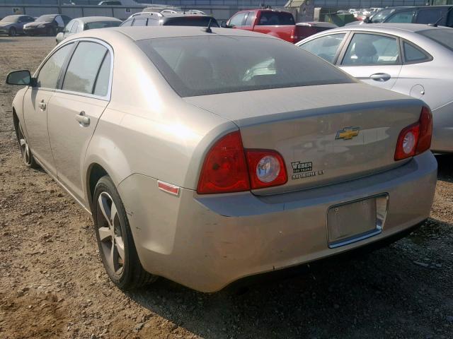 1G1ZC5E18BF395213 - 2011 CHEVROLET MALIBU 1LT 棕色 照片 3