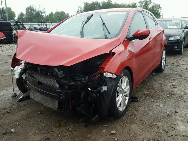 KMHD35LH3FU246500 - 2015 HYUNDAI ELANTRA GT RED photo 2