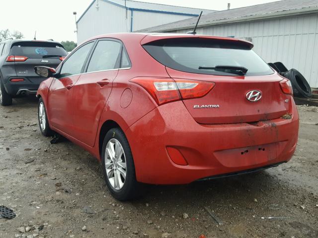 KMHD35LH3FU246500 - 2015 HYUNDAI ELANTRA GT RED photo 3