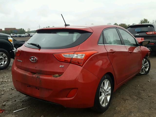 KMHD35LH3FU246500 - 2015 HYUNDAI ELANTRA GT RED photo 4