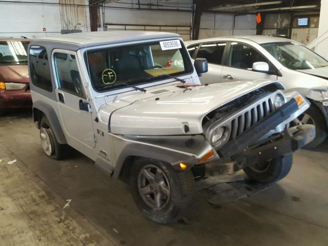 1J4FA39S35P311380 - 2005 JEEP WRANGLER X SILVER photo 1