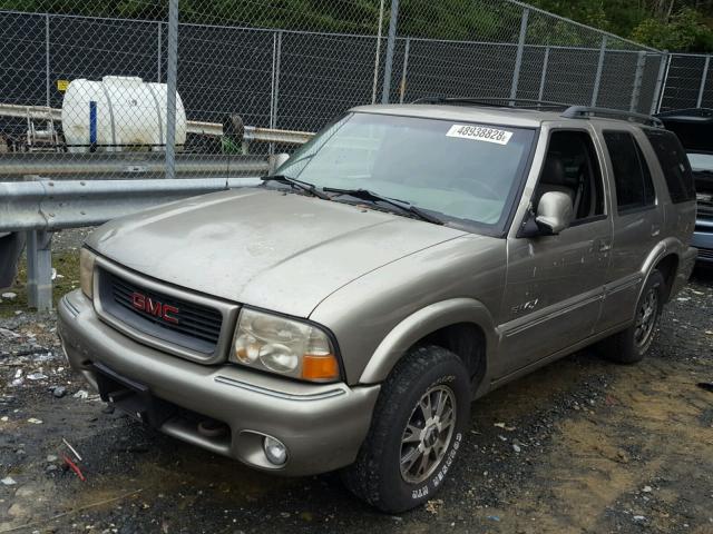 1GKDT13W6W2951254 - 1998 GMC ENVOY SILVER photo 2