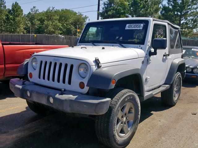 1J4AA2D13BL557786 - 2011 JEEP WRANGLER S WHITE photo 2