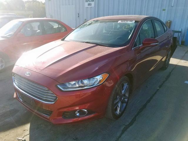 3FA6P0K99DR109795 - 2013 FORD FUSION TIT RED photo 2