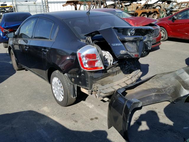 3N1AB61E28L715729 - 2008 NISSAN SENTRA 2.0 BLACK photo 3