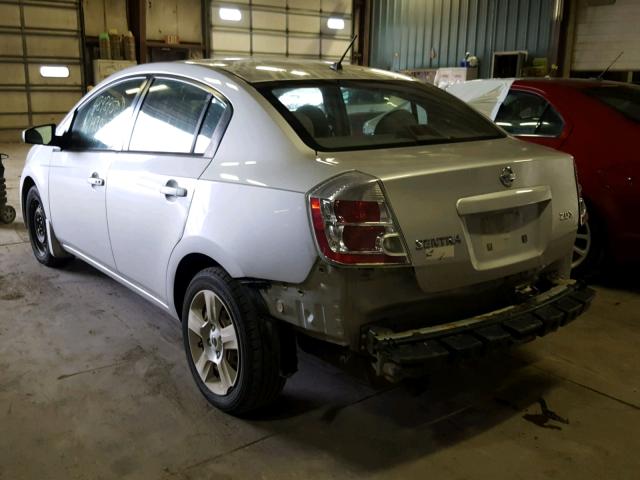 3N1AB61E37L652705 - 2007 NISSAN SENTRA 2.0 SILVER photo 3