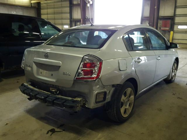 3N1AB61E37L652705 - 2007 NISSAN SENTRA 2.0 SILVER photo 4