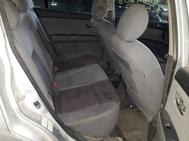 3N1AB61E37L652705 - 2007 NISSAN SENTRA 2.0 SILVER photo 6