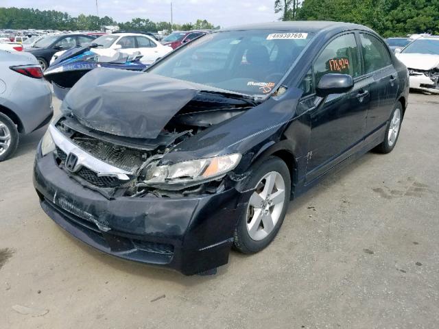 2HGFA166X9H541088 - 2009 HONDA CIVIC LX-S أسود صورة 2