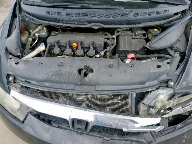 2HGFA166X9H541088 - 2009 HONDA CIVIC LX-S أسود صورة 7