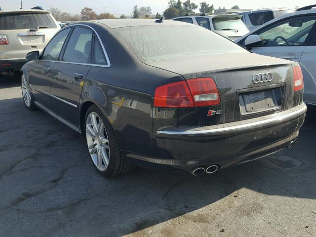 WAUPN44E97N008427 - 2007 AUDI S8 QUATTRO BLACK photo 3