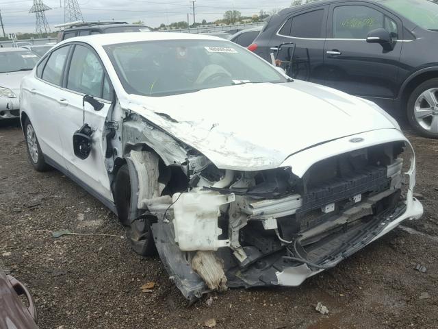 1FA6P0G77E5388787 - 2014 FORD FUSION S WHITE photo 1