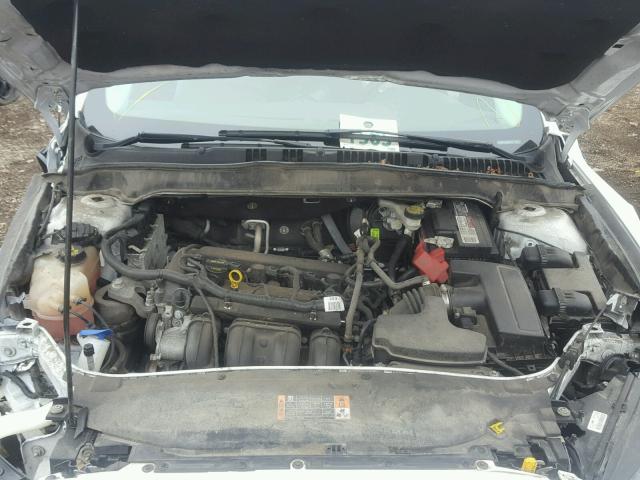 1FA6P0G77E5388787 - 2014 FORD FUSION S WHITE photo 7