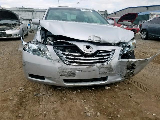 4T1BB46K98U057719 - 2008 TOYOTA CAMRY HYBR SILVER photo 9