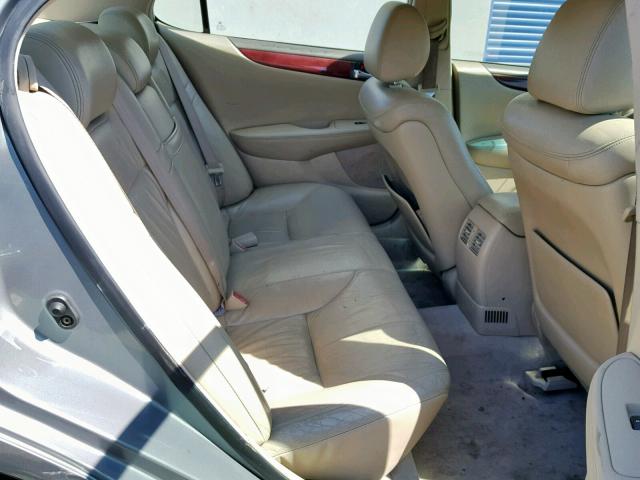 JTHBF30G230089501 - 2003 LEXUS ES 300 GRAY photo 6