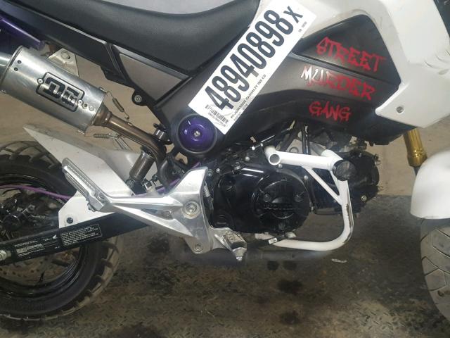 MLHJC6115F5109780 - 2015 HONDA GROM 125 WHITE photo 7