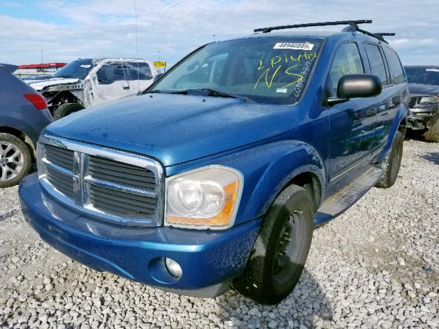 1D4HB58D34F156184 - 2004 DODGE DURANGO LI BLUE photo 2