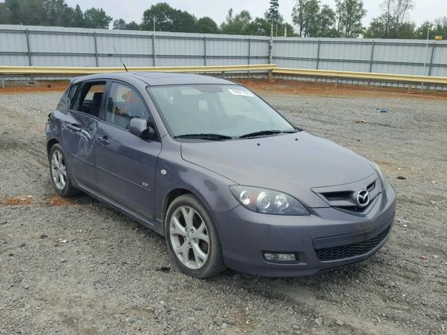 JM1BK344081785966 - 2008 MAZDA 3 HATCHBAC GRAY photo 1