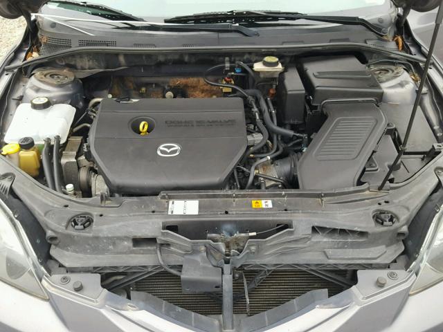 JM1BK344081785966 - 2008 MAZDA 3 HATCHBAC GRAY photo 7