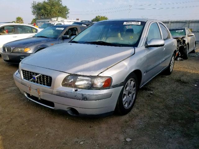 YV1RS58D012044683 - 2001 VOLVO S60 2.4T SILVER photo 2