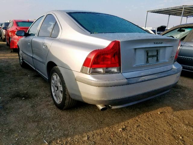 YV1RS58D012044683 - 2001 VOLVO S60 2.4T SILVER photo 3