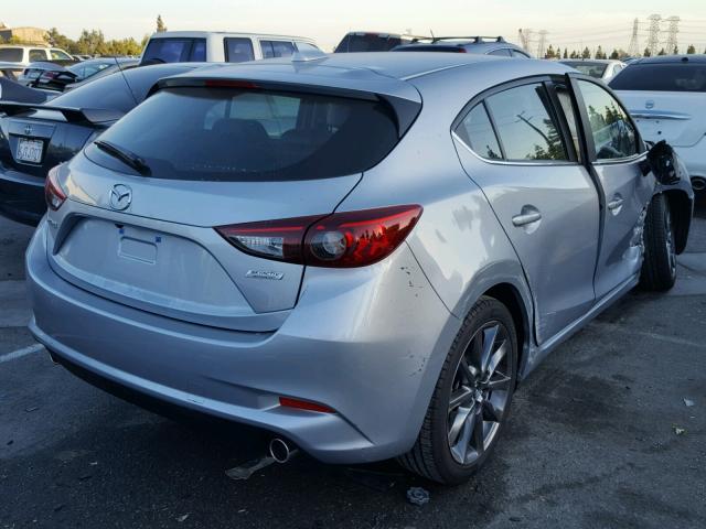 3MZBN1L39JM214325 - 2018 MAZDA 3 TOURING SILVER photo 4