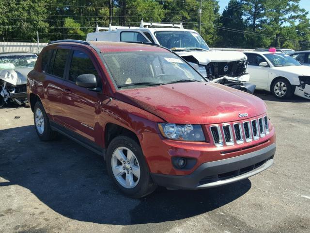 1C4NJCBB0GD806118 - 2016 JEEP COMPASS SP 栗色 照片 1