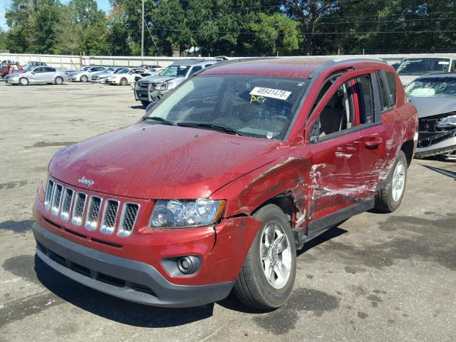 1C4NJCBB0GD806118 - 2016 JEEP COMPASS SP 栗色 照片 2