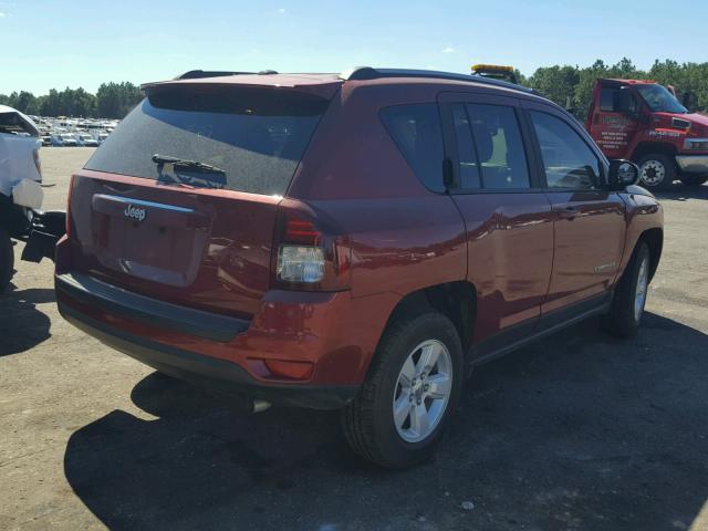 1C4NJCBB0GD806118 - 2016 JEEP COMPASS SP 栗色 照片 4