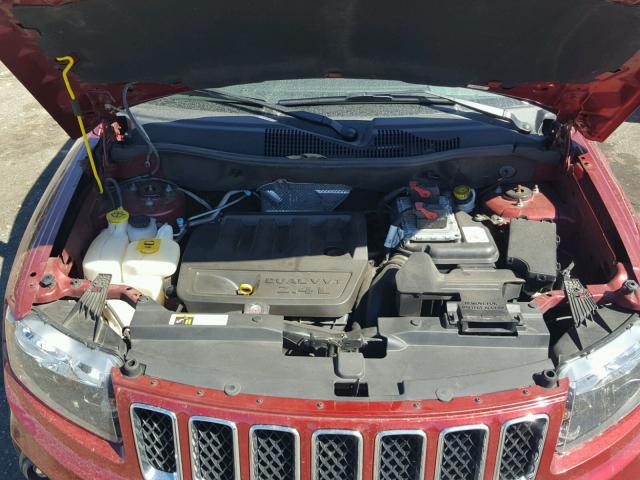 1C4NJCBB0GD806118 - 2016 JEEP COMPASS SP 栗色 照片 7