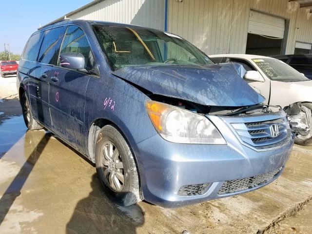 5FNRL38618B092256 - 2008 HONDA ODYSSEY EX BLUE photo 1